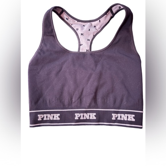 VS PINK SEAMLESS REVERSIBLE SPORTS BRA - Picture 4 of 12